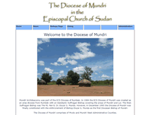 Tablet Screenshot of mundri.anglican.org