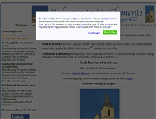 Tablet Screenshot of anglican.cz