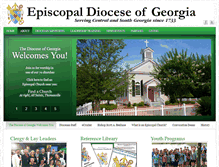 Tablet Screenshot of georgia.anglican.org