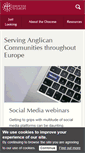 Mobile Screenshot of europe.anglican.org