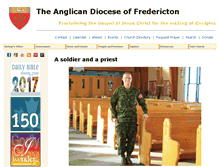 Tablet Screenshot of anglican.nb.ca