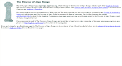 Desktop Screenshot of aiporongo.anglican.org