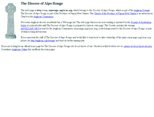 Tablet Screenshot of aiporongo.anglican.org