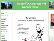 Tablet Screenshot of powerscourt.glendalough.anglican.org