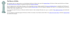 Desktop Screenshot of jebba.anglican.org