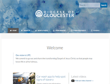 Tablet Screenshot of gloucester.anglican.org