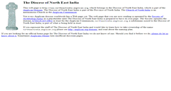 Desktop Screenshot of northeastindia.anglican.org