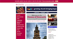 Desktop Screenshot of newcastle.anglican.org