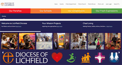 Desktop Screenshot of lichfield.anglican.org