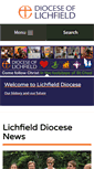 Mobile Screenshot of lichfield.anglican.org