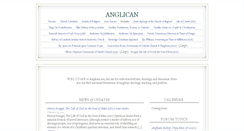 Desktop Screenshot of anglican.net