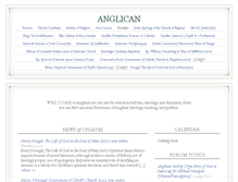 Tablet Screenshot of anglican.net
