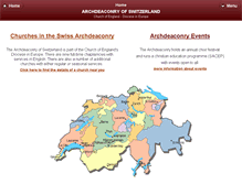 Tablet Screenshot of anglican.ch