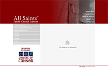 Tablet Screenshot of antrim.connor.anglican.org
