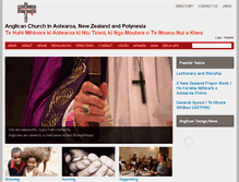 Tablet Screenshot of anglican.org.nz