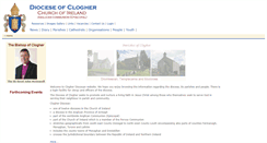 Desktop Screenshot of clogher.anglican.org