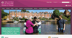 Desktop Screenshot of chester.anglican.org