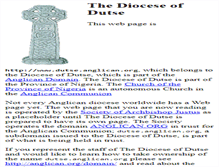 Tablet Screenshot of dutse.anglican.org
