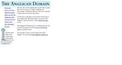 Desktop Screenshot of anglican.org