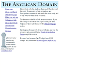Tablet Screenshot of anglican.org