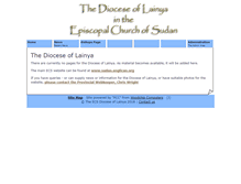 Tablet Screenshot of lainya.anglican.org