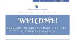 Desktop Screenshot of edmonton.anglican.org