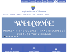 Tablet Screenshot of edmonton.anglican.org
