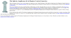 Desktop Screenshot of centralamerica.anglican.org