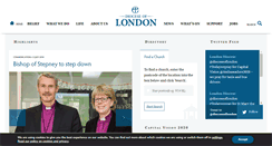 Desktop Screenshot of london.anglican.org