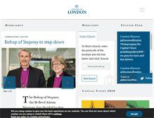 Tablet Screenshot of london.anglican.org