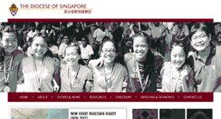 Desktop Screenshot of anglican.org.sg