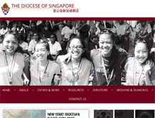 Tablet Screenshot of anglican.org.sg