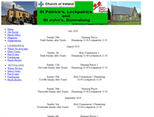 Tablet Screenshot of leckpatrick.derry.anglican.org