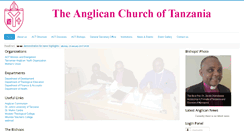 Desktop Screenshot of anglican.or.tz