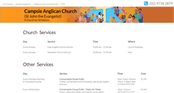 Desktop Screenshot of campsie.anglican.asn.au