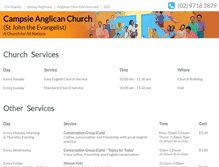 Tablet Screenshot of campsie.anglican.asn.au