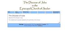Tablet Screenshot of juba.anglican.org