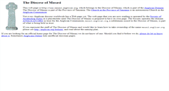 Desktop Screenshot of masasi.anglican.org