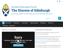Tablet Screenshot of edinburgh.anglican.org
