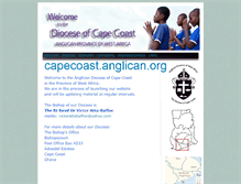 Tablet Screenshot of capecoast.anglican.org