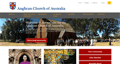 Desktop Screenshot of anglican.org.au