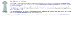 Desktop Screenshot of liberia.anglican.org