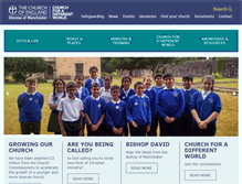 Tablet Screenshot of manchester.anglican.org