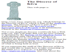 Tablet Screenshot of kivu.anglican.org