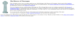 Desktop Screenshot of nicaragua.anglican.org