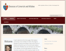 Tablet Screenshot of limerick.anglican.org