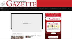 Desktop Screenshot of gazette.ireland.anglican.org